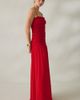 Lulus Lulus Banks Smocked Drop Waist Maxi Dress in Red, Women's at Urban Outfitters - 3