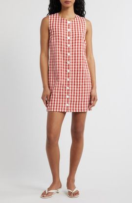 Lulus Lulus Saylor Gingham Minidress