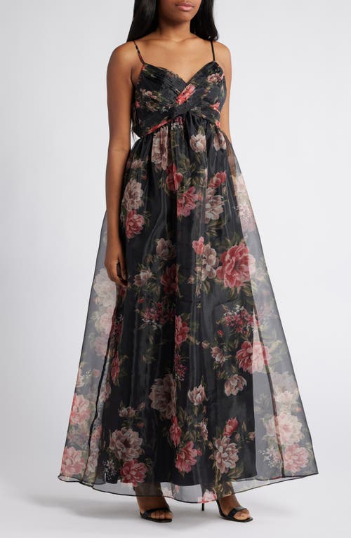 Lulus Lulus Truly Extraordinary Organza Cocktail Maxi Dress