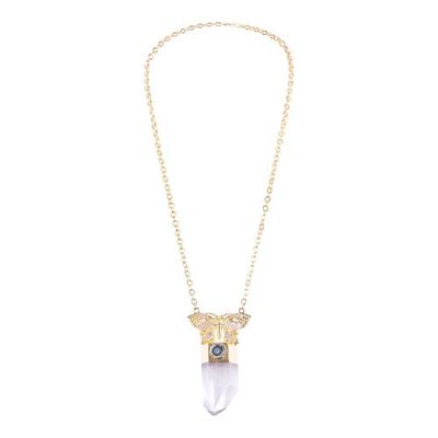 Lunaversoul Lunaversoul Monarch Quartz Necklace