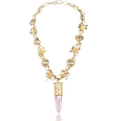 Lunaversoul Lunaversoul Sundara Rose Quartz Pendant Necklace