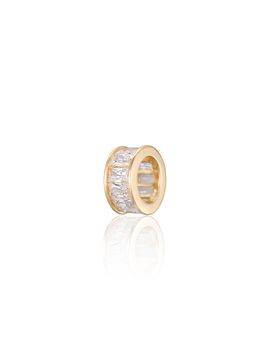 LUNNE 14k Baguette Channel Setting Rondell Pendant S (14
