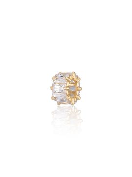 LUNNE 14k Baguette Prong Opportunity Rondell Pendant S (