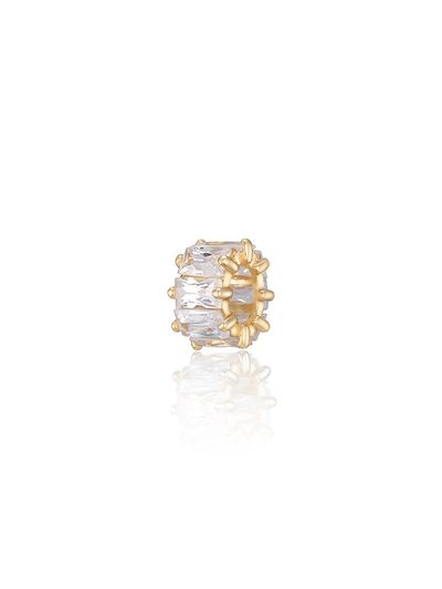 LUNNE 14k Baguette Prong Opportunity Rondell Pendant S (