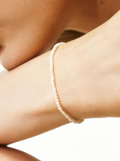 LUNNE 14k Classic Freshwater Pearl Adjustable Bracelet (LFB01)