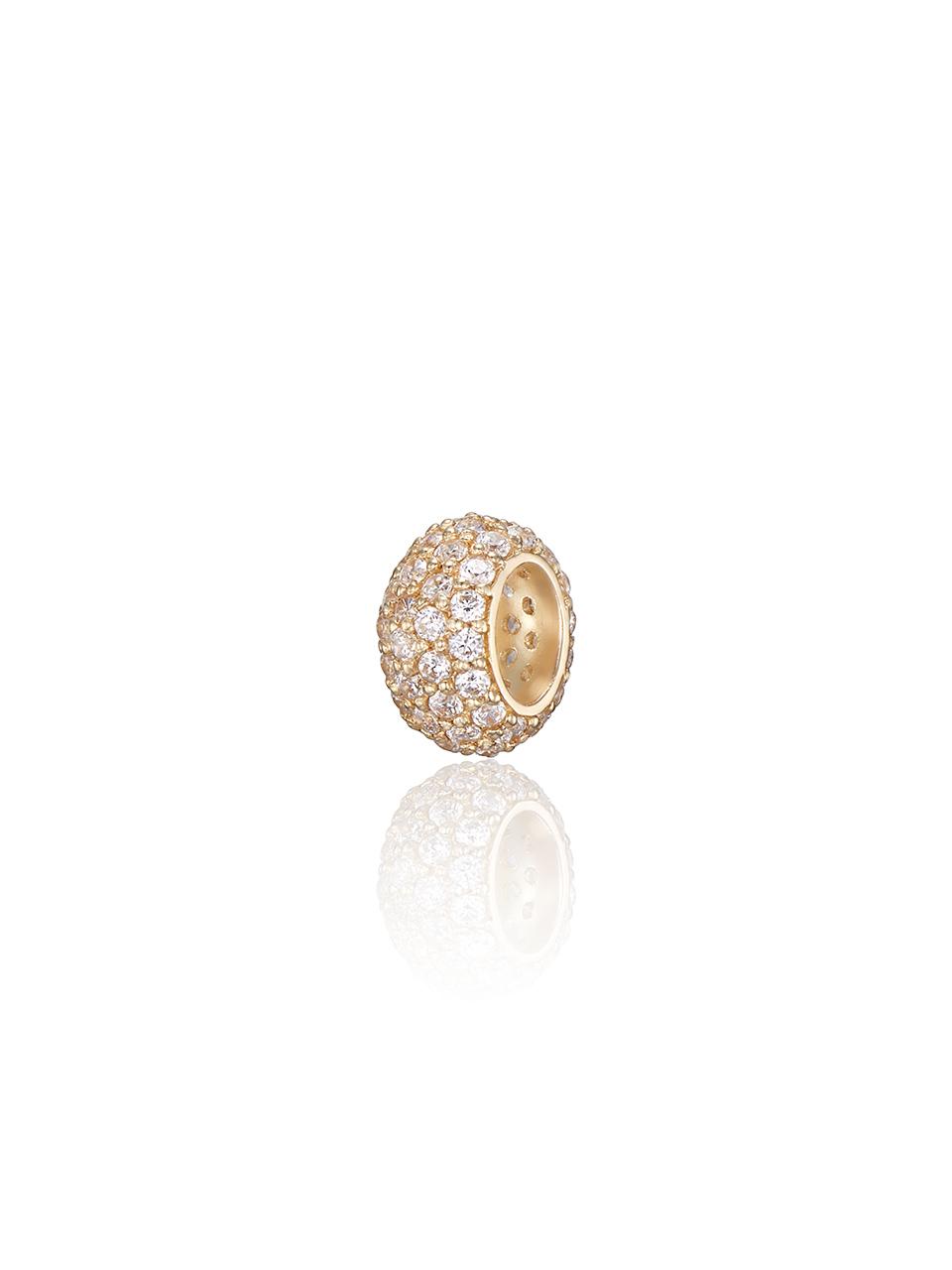 LUNNE 14k Dome Faberondell Pendant S (14K Gold) #LFP10