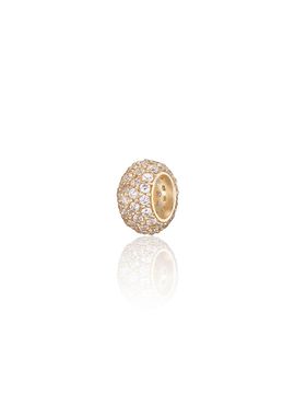 LUNNE 14k Dome Faberondell Pendant S (14K Gold) #LFP10