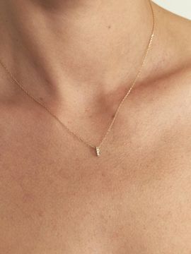 LUNNE 14k Slim Eternity Faberondell Pendant S (14K Gold)