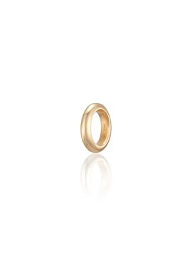 LUNNE 14k Slim Volume Round Rondell Pendant S (14K Gold)