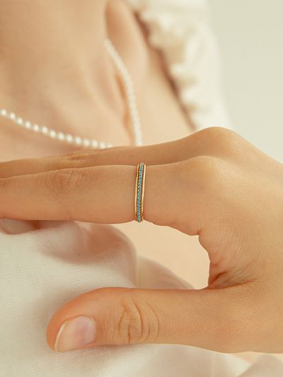 LUNNE 14k Turquoise Ring