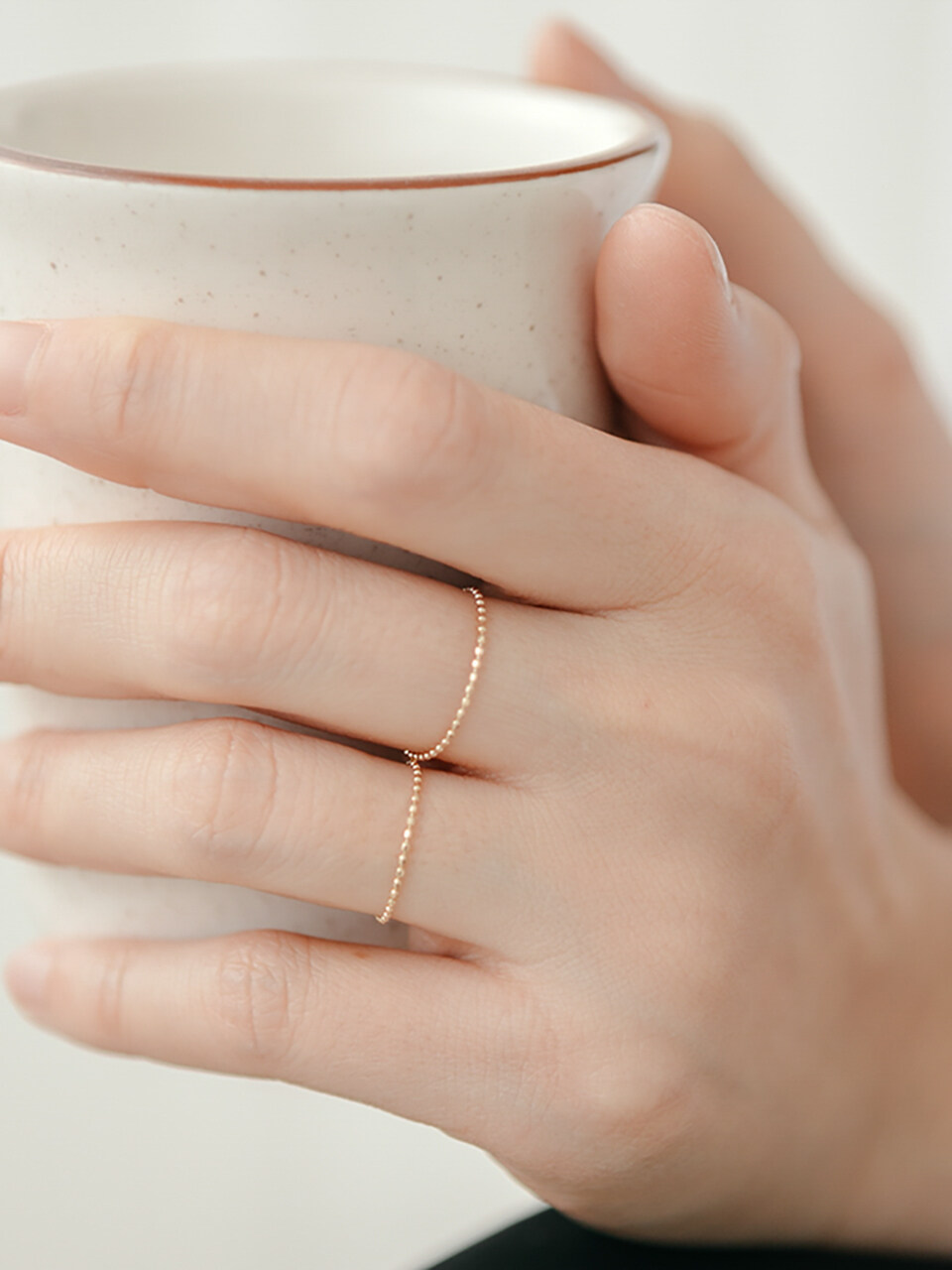 LUNNE Daily All Fingers Thin Ring #RN06 _ Gold