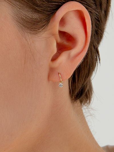 LUNNE Signity Stone Drop Earring