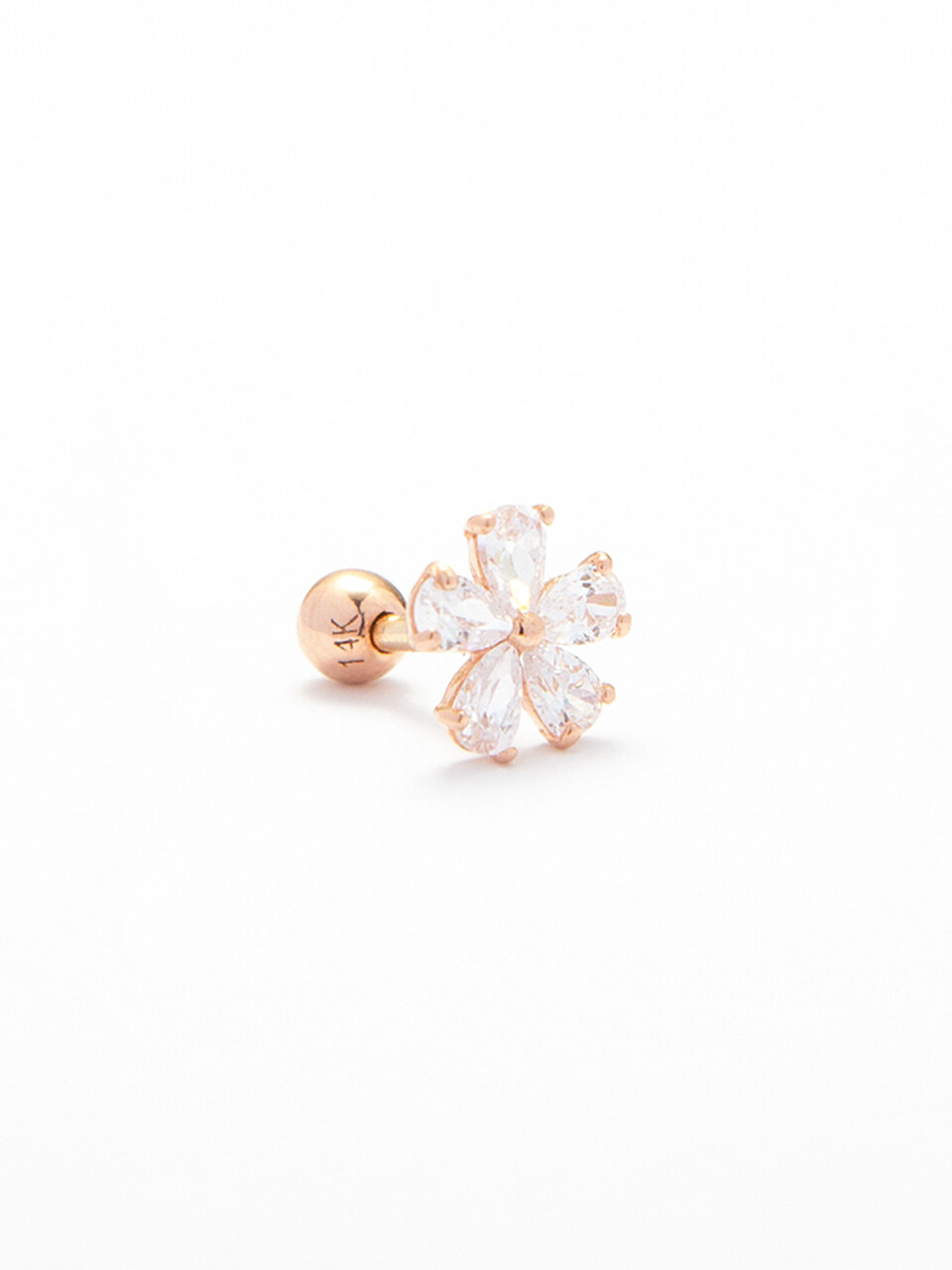 LUNNE Snow Flakes Cubic Piercing W03