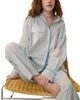 Lunya Lunya Airy Cotton Piped Button Down - 3