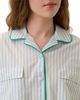 Lunya Lunya Airy Cotton Piped Button Down - 4