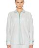 LUNYA LUNYA Airy Cotton Piped Button Down Shirt - 2