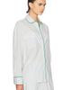 LUNYA LUNYA Airy Cotton Piped Button Down Shirt - 3