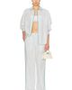 LUNYA LUNYA Airy Cotton Piped Button Down Shirt - 5