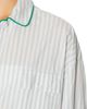 LUNYA LUNYA Airy Cotton Piped Button Down Shirt - 6