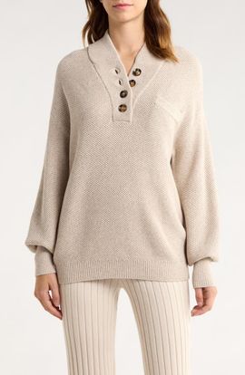 Lunya Lunya Cottonsilk Pocket Henley