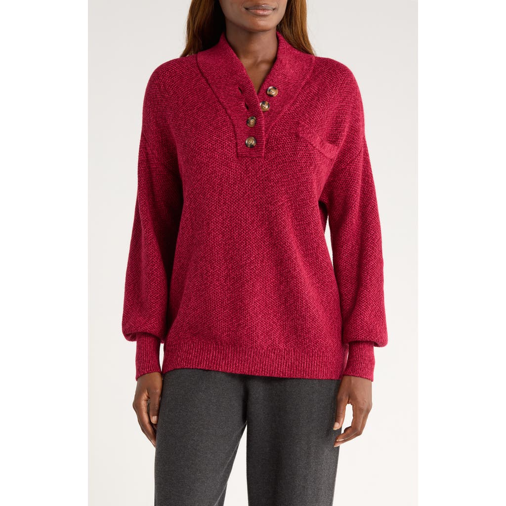 Lunya Lunya Cozy Cottonsilk™ Pocket Henley Sweater
