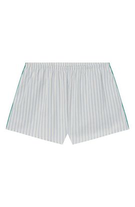 Lunya Lunya Piped Airy Cotton Pajama Shorts