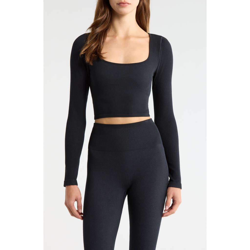 Lunya Lunya Seamless Flow Long Sleeve Pajama Top
