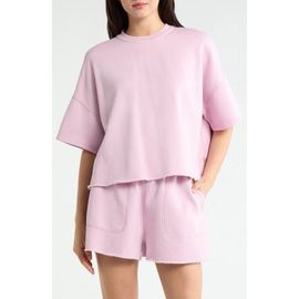 Lunya Lunya Silksweats Midweight Reversible Short Sleeve