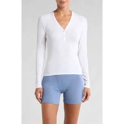 Lunya Lunya Stretch Modal V-Neck Henley