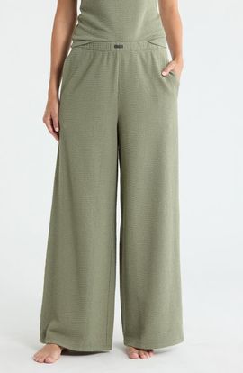 Lunya Lunya Stretch Organic Cotton Seersucker Lounge Pants