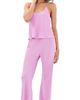 Lunya Lunya Washable Silk Bias Camisole Pant Pajamas Set Lilac Bloom - 1