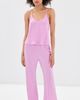 Lunya Lunya Washable Silk Bias Camisole Pant Pajamas Set Lilac Bloom - 2