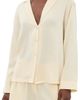 Lunya Lunya Washable Silk Button Up and Shorts Pajama Set FRENCH BUTTER - 1
