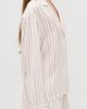 Lunya Lunya Washable Silk Button Up Short Set Wisteria Stripe - 4