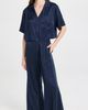Lunya Lunya Washable Silk High Rise Pant Set Deep Blue - 2