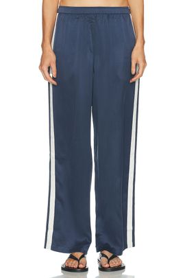 LUNYA LUNYA Washable Silk Side Stripe Pant