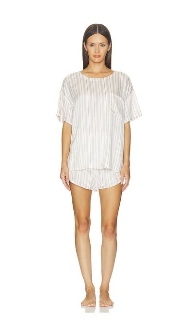 LUNYA LUNYA Washable Silk Tee Pajama Set