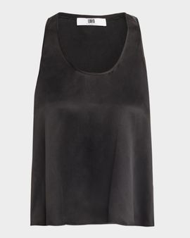 Lunya Tulip-Back Washable Silk Tank & Shorts Set