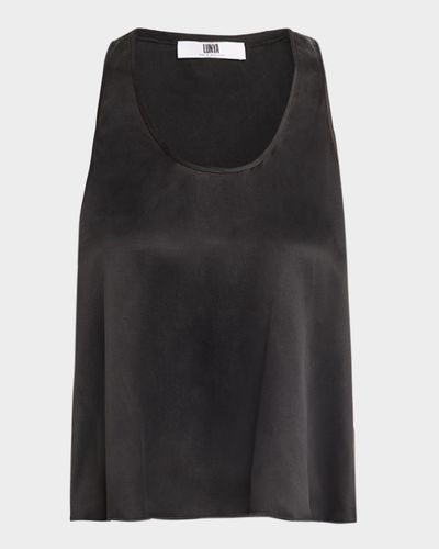 Lunya Tulip-Back Washable Silk Tank & Shorts Set