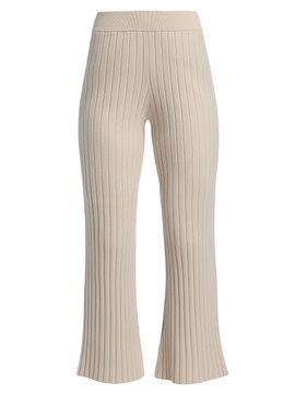 Lunya Women's Cottonsilk Ribbed Crop Pants