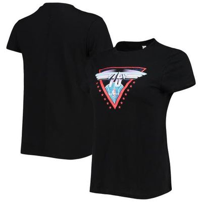 LUSSO Women's Lusso Black NBA 75th Anniversary T-Shirt 