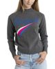 LUSSO Women's Lusso Gray Los Angeles Dodgers Serena Raglan Pullover Sweater  - 1
