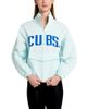 LUSSO Women's Lusso Light Blue Chicago Cubs Parker Half-Zip Jacket  - 1