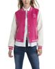 LUSSO Women's Lusso Pink Boston Red Sox Priya Full-Snap Varsity Jacket  - 1