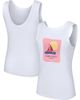 LUSSO Women's Lusso Style White Chicago Cubs Lindy Tank Top  - 1