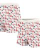 LUSSO Women's Lusso White Boston Red Sox Marge Shorts  - 1