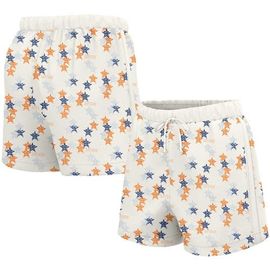 LUSSO Women's Lusso White Houston Astros Marge Shorts 