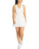 LUSSO Women's Lusso White Houston Astros Tess Cheetah V-Neck Racerback Dress  - 1