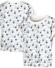 LUSSO Women's Lusso White New York Yankees Madge Dolman Tri-Blend T-Shirt  - 1