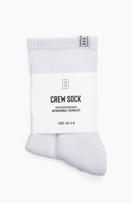 Lutava Lutava Antimicrobial Crew Sock - 4 Pack
